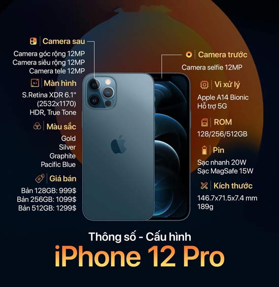Cấu hình iPhone 12 Pro